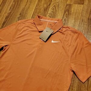 Nike‎ Golf Polo Shirt Men Small Madder Root Dri-Fit FQ1142-812 New